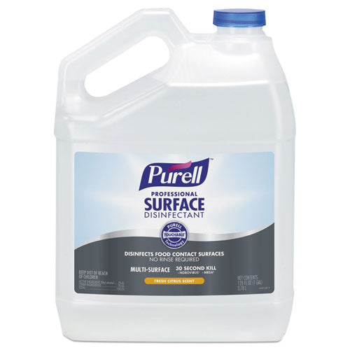 PURELL® wholesale. Purell Professional Surface Disinfectant, Fresh Citrus, 1 Gal Bottle. HSD Wholesale: Janitorial Supplies, Breakroom Supplies, Office Supplies.