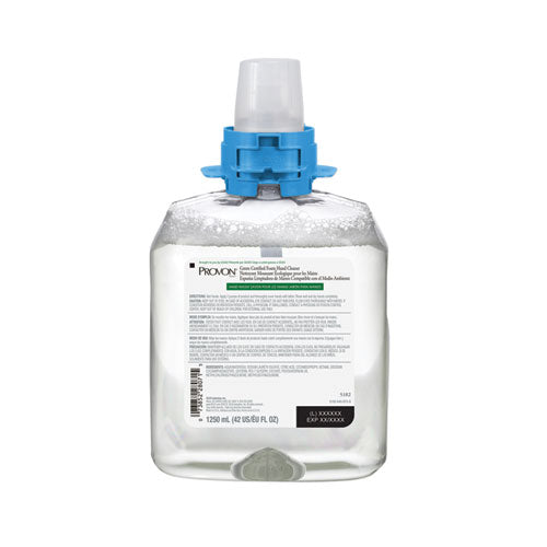 PROVON® wholesale. Green Certified Foam Hand Cleaner, Fragrance-free, 1,250 Ml Refill, 4-carton. HSD Wholesale: Janitorial Supplies, Breakroom Supplies, Office Supplies.