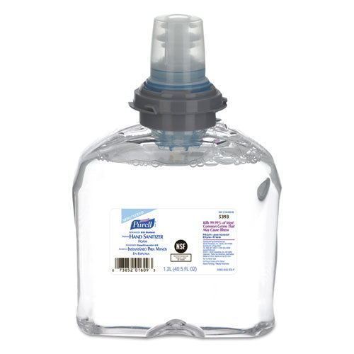 PURELL® wholesale. Purell Advanced E-3 Rated Foam Hand Sanitizer, 1200 Ml Refill, 2-carton. HSD Wholesale: Janitorial Supplies, Breakroom Supplies, Office Supplies.