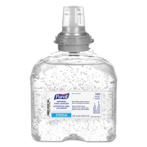 PURELL® wholesale. PURELL Advanced Tfx Refill Instant Gel Hand Sanitizer, 1200 Ml. HSD Wholesale: Janitorial Supplies, Breakroom Supplies, Office Supplies.