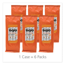 Load image into Gallery viewer, GOJO® wholesale. GOJO Fast Towels Hand Cleaning Towels, Blue, 60-pack, 6 Packs-carton. HSD Wholesale: Janitorial Supplies, Breakroom Supplies, Office Supplies.