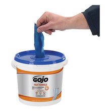 Load image into Gallery viewer, GOJO® wholesale. GOJO Fast Towels Hand Cleaning Towels, 7.75 X 11, 130-bucket, 4 Buckets-carton. HSD Wholesale: Janitorial Supplies, Breakroom Supplies, Office Supplies.