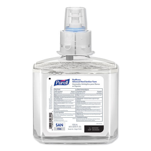 PURELL® wholesale. PURELL Healthcare Advanced Foam Hand Sanitizer, 1200 Ml, Clean Scent, For Es6 Dispensers, 2-carton. HSD Wholesale: Janitorial Supplies, Breakroom Supplies, Office Supplies.