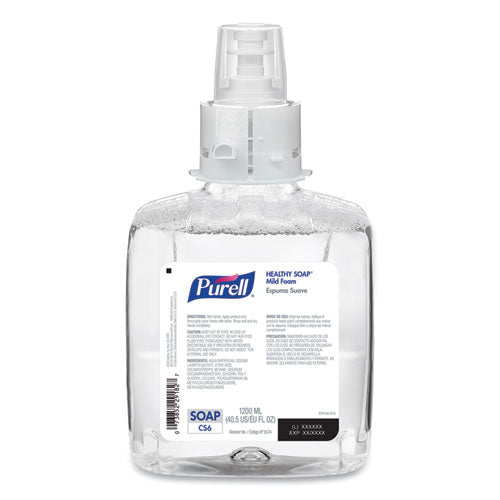 PURELL® wholesale. PURELL Healthy Soap Mild Foam, For Cs6 Dispensers, Fragrance-free, 1,200 Ml, 2-carton. HSD Wholesale: Janitorial Supplies, Breakroom Supplies, Office Supplies.