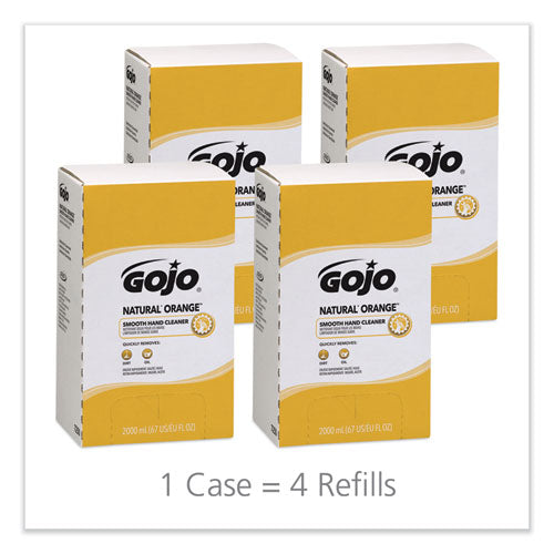 GOJO® wholesale. GOJO Natural Orange Smooth Lotion Hand Cleaner, Citrus Scent, 2,000 Ml Bag-in-box Refill, 4-carton. HSD Wholesale: Janitorial Supplies, Breakroom Supplies, Office Supplies.