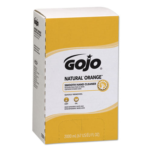 GOJO® wholesale. GOJO Natural Orange Smooth Lotion Hand Cleaner, Citrus Scent, 2,000 Ml Bag-in-box Refill, 4-carton. HSD Wholesale: Janitorial Supplies, Breakroom Supplies, Office Supplies.