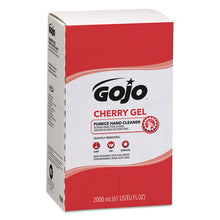 Load image into Gallery viewer, GOJO® wholesale. GOJO Cherry Gel Pumice Hand Cleaner, Cherry Scent, 2,000 Ml Refill, 4-carton. HSD Wholesale: Janitorial Supplies, Breakroom Supplies, Office Supplies.