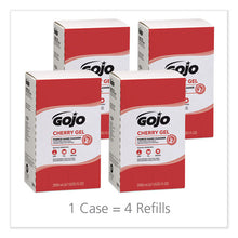 Load image into Gallery viewer, GOJO® wholesale. GOJO Cherry Gel Pumice Hand Cleaner, Cherry Scent, 2,000 Ml Refill, 4-carton. HSD Wholesale: Janitorial Supplies, Breakroom Supplies, Office Supplies.