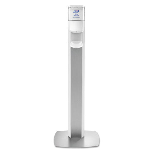 PURELL® wholesale. PURELL Messenger Es6 Floor Stand With Dispenser, 1,200 Ml, 13.16 X 16.63 X 51.57, Silver-white. HSD Wholesale: Janitorial Supplies, Breakroom Supplies, Office Supplies.