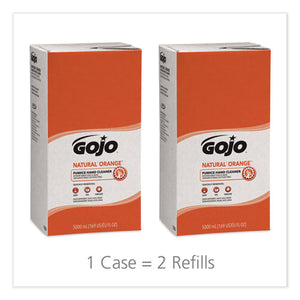 GOJO® wholesale. GOJO Natural Orange Pumice Hand Cleaner Refill, Citrus Scent, 5,000 Ml, 2-carton. HSD Wholesale: Janitorial Supplies, Breakroom Supplies, Office Supplies.