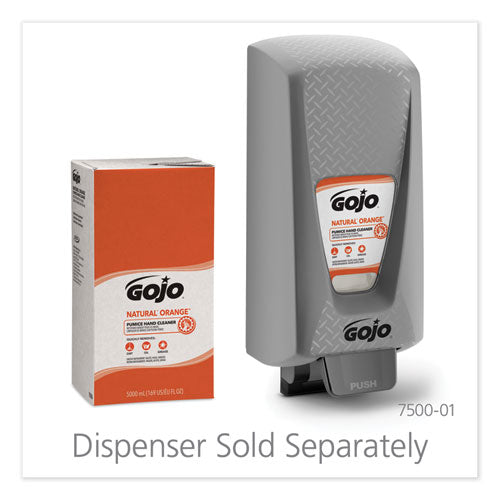 GOJO® wholesale. GOJO Natural Orange Pumice Hand Cleaner Refill, Citrus Scent, 5,000 Ml, 2-carton. HSD Wholesale: Janitorial Supplies, Breakroom Supplies, Office Supplies.