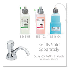 Load image into Gallery viewer, GOJO® wholesale. GOJO Cx Counter Mount Foam Soap Dispenser, 1,500 Ml-2,300 Ml, 4.5 X 11.88 X 4.5, Chrome. HSD Wholesale: Janitorial Supplies, Breakroom Supplies, Office Supplies.