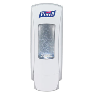 PURELL® wholesale. Purell Adx-12 Dispenser, 1,200 Ml, 4.5 X 4 X 11.25, White. HSD Wholesale: Janitorial Supplies, Breakroom Supplies, Office Supplies.