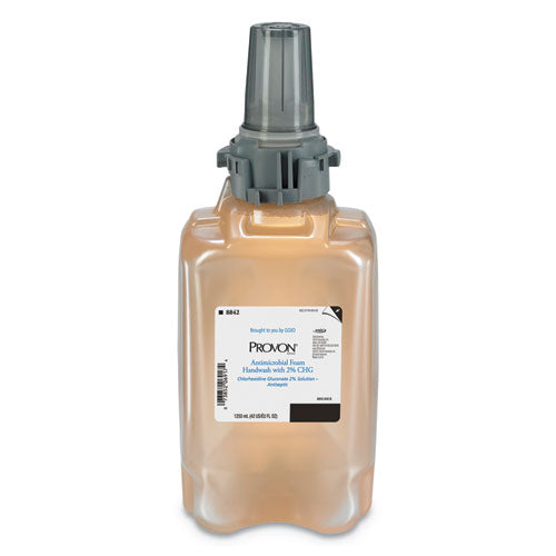 PROVON® wholesale. Antimicrobial Foam Handwash, Fragrance-free, 1,250 Ml, 3-carton. HSD Wholesale: Janitorial Supplies, Breakroom Supplies, Office Supplies.