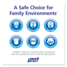 Load image into Gallery viewer, PURELL® wholesale. PURELL Hand Sanitizer Wipes Wall Mount Dispenser, 1,200-1,500 Wipe Capacity, 13.3 X 11 X 10.88, White. HSD Wholesale: Janitorial Supplies, Breakroom Supplies, Office Supplies.