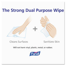 Load image into Gallery viewer, PURELL® wholesale. PURELL Hand Sanitizer Wipes Wall Mount Dispenser, 1,200-1,500 Wipe Capacity, 13.3 X 11 X 10.88, White. HSD Wholesale: Janitorial Supplies, Breakroom Supplies, Office Supplies.