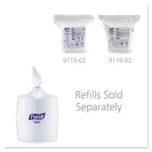 Load image into Gallery viewer, PURELL® wholesale. PURELL Hand Sanitizer Wipes Wall Mount Dispenser, 1,200-1,500 Wipe Capacity, 13.3 X 11 X 10.88, White. HSD Wholesale: Janitorial Supplies, Breakroom Supplies, Office Supplies.