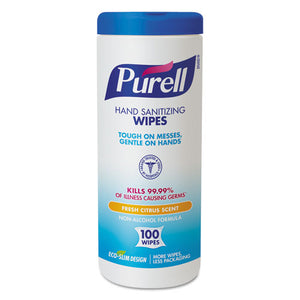 PURELL® wholesale. PURELL Premoistened Hand Sanitizing Wipes, 5.78" X 7", 100-canister, 12 Canisters-ct. HSD Wholesale: Janitorial Supplies, Breakroom Supplies, Office Supplies.