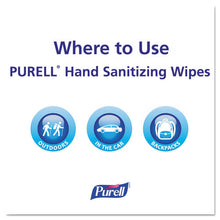 Load image into Gallery viewer, PURELL® wholesale. PURELL Premoistened Hand Sanitizing Wipes, 5.78&quot; X 7&quot;, 100-canister, 12 Canisters-ct. HSD Wholesale: Janitorial Supplies, Breakroom Supplies, Office Supplies.