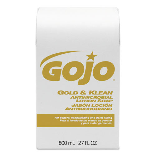 GOJO® wholesale. GOJO Gold And Klean Lotion Soap Bag-in-box Dispenser Refill, Floral Balsam, 800 Ml. HSD Wholesale: Janitorial Supplies, Breakroom Supplies, Office Supplies.