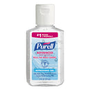 PURELL® wholesale. Purell Advanced Refreshing Gel Hand Sanitizer, Clean Scent, 2 Oz, Flip-cap Bottle, 24-carton. HSD Wholesale: Janitorial Supplies, Breakroom Supplies, Office Supplies.
