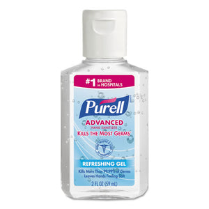 PURELL® wholesale. Purell Advanced Refreshing Gel Hand Sanitizer, Clean Scent, 2 Oz, Flip-cap Bottle, 24-carton. HSD Wholesale: Janitorial Supplies, Breakroom Supplies, Office Supplies.