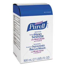 Load image into Gallery viewer, PURELL® wholesale. Purell Advanced Gel Hand Sanitizer, Bag-in-box, Unscented, 800 Ml Refill, 12-carton. HSD Wholesale: Janitorial Supplies, Breakroom Supplies, Office Supplies.