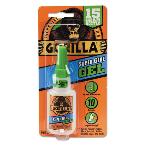 Gorilla Glue® wholesale. Super Glue Gel, 0.53 Oz, Dries Clear. HSD Wholesale: Janitorial Supplies, Breakroom Supplies, Office Supplies.