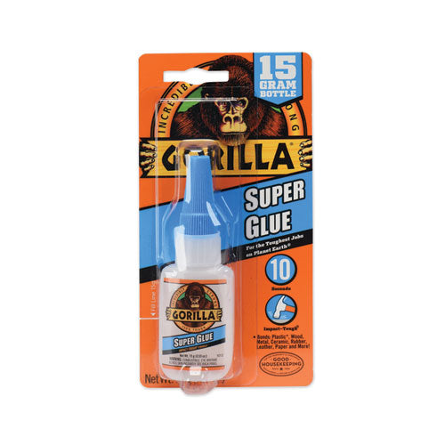 Gorilla Glue® wholesale. Super Glue, 0.53 Oz, Dries Clear. HSD Wholesale: Janitorial Supplies, Breakroom Supplies, Office Supplies.