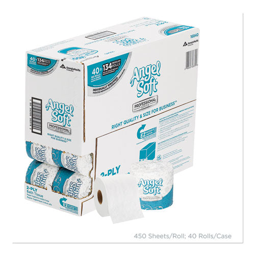 Georgia Pacific® Professional wholesale. Angel Soft Ps Premium Bathroom Tissue, Septic Safe, 2-ply, White, 450 Sheets-roll, 40 Rolls-carton. HSD Wholesale: Janitorial Supplies, Breakroom Supplies, Office Supplies.