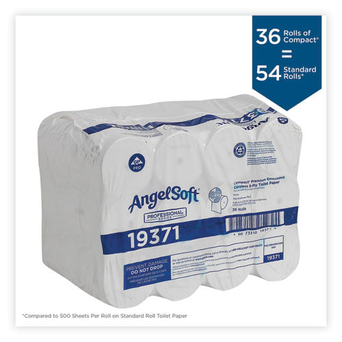 Georgia Pacific® Professional wholesale. Compact Coreless Bath Tissue, Septic Safe, 2-ply, White, 750 Sheets-roll, 36-carton. HSD Wholesale: Janitorial Supplies, Breakroom Supplies, Office Supplies.