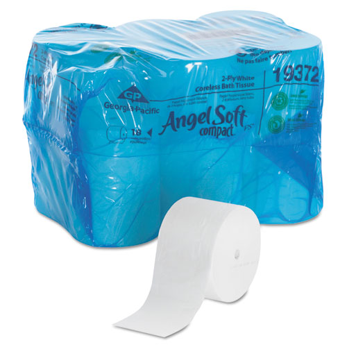 Georgia Pacific® Professional wholesale. Coreless Bath Tissue, Septic Safe, 2-ply, White, 1125 Sheets-roll, 18 Rolls-carton. HSD Wholesale: Janitorial Supplies, Breakroom Supplies, Office Supplies.