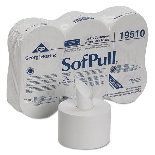 Georgia Pacific® Professional wholesale. High Capacity Center Pull Tissue, Septic Safe, 2-ply, White, 1000 Sheets-roll, 6 Rolls-carton. HSD Wholesale: Janitorial Supplies, Breakroom Supplies, Office Supplies.
