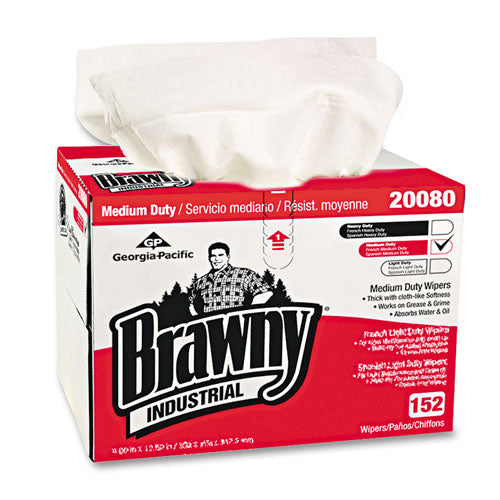 Georgia Pacific® Professional wholesale. Brawny Industrial Premium Drc Wipes, Paper, 12-1-2 X 16-3-4, White, 152-box. HSD Wholesale: Janitorial Supplies, Breakroom Supplies, Office Supplies.