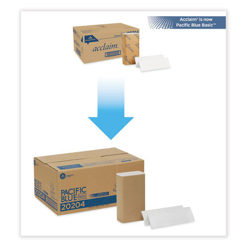 Georgia Pacific® Professional wholesale. Pacific Blue Basic Folded Paper Towel, 9 1-4 X 9 1-2, White, 250-pack, 16 Pk-ct. HSD Wholesale: Janitorial Supplies, Breakroom Supplies, Office Supplies.