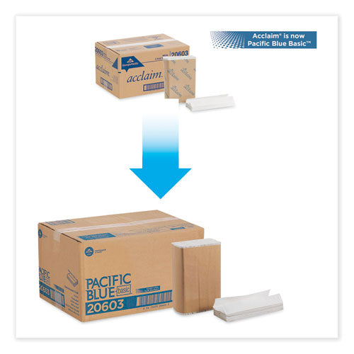 Georgia Pacific® Professional wholesale. Pacific Blue Basic C-fold Paper Towels,10 1-10x13 1-5, White, 240-pack,10 Pks-ct. HSD Wholesale: Janitorial Supplies, Breakroom Supplies, Office Supplies.
