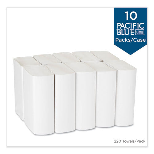 Georgia Pacific® Professional wholesale. Pacific Blue Ultra Folded Paper Towels, 10 1-5x10 4-5,white, 220-pack, 10 Pks-ct. HSD Wholesale: Janitorial Supplies, Breakroom Supplies, Office Supplies.