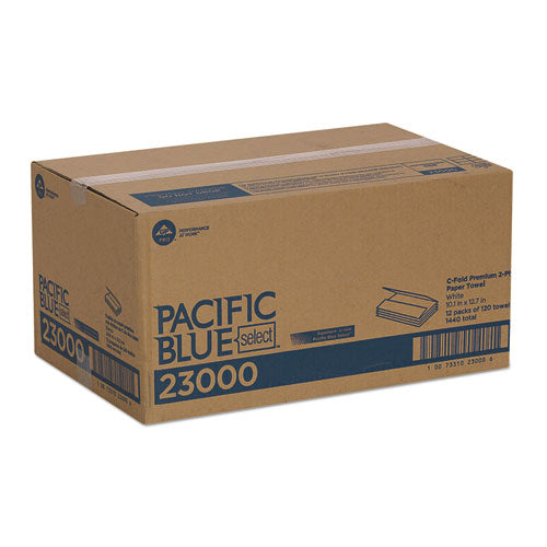 Georgia Pacific® Professional wholesale. Pacific Blue Select C-fold Paper Towels, 10 1-10 X 13 1-5,white,120-pk,12 Pk-ct. HSD Wholesale: Janitorial Supplies, Breakroom Supplies, Office Supplies.