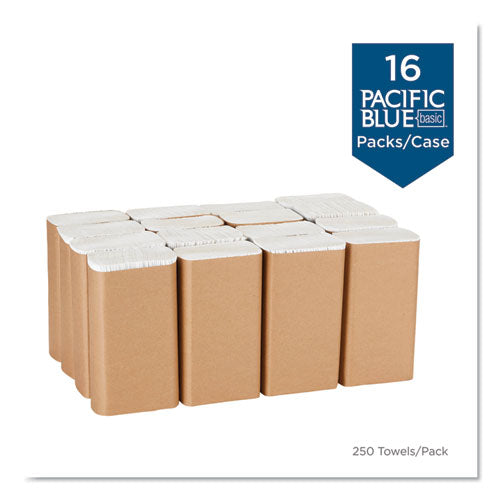 Georgia Pacific® Professional wholesale. Pacific Blue Basic M-fold Paper Towels, 9 1-5 X 9 2-5, White, 250-pack, 16 Pk-ct. HSD Wholesale: Janitorial Supplies, Breakroom Supplies, Office Supplies.