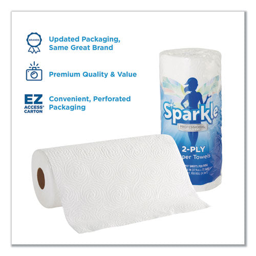 Georgia Pacific® Professional wholesale. Sparkle Ps Premium Perforated Paper Kitchen Towel Roll , White, 8 4-5 X 11, 85-roll, 15 Roll-carton. HSD Wholesale: Janitorial Supplies, Breakroom Supplies, Office Supplies.