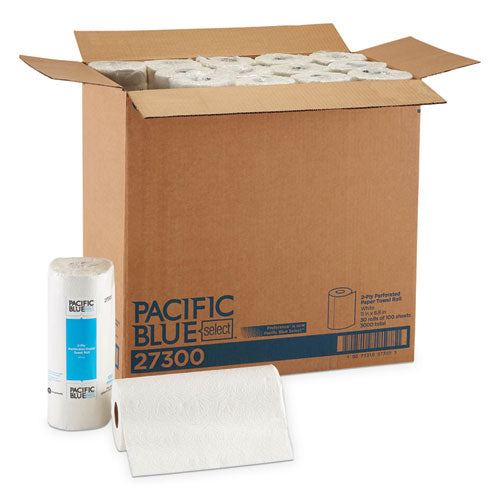 Georgia Pacific® Professional wholesale. Pacific Blue Select Two-ply Perforated Paper Kitchen Roll Towels, 11 X 8.8, White, 100-roll, 30 Rolls-carton. HSD Wholesale: Janitorial Supplies, Breakroom Supplies, Office Supplies.