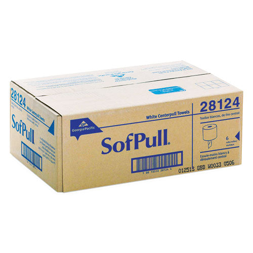 Georgia Pacific® Professional wholesale. Sofpull Center-pull Perforated Paper Towels,7 4-5x15, White,320-roll,6 Rolls-ctn. HSD Wholesale: Janitorial Supplies, Breakroom Supplies, Office Supplies.