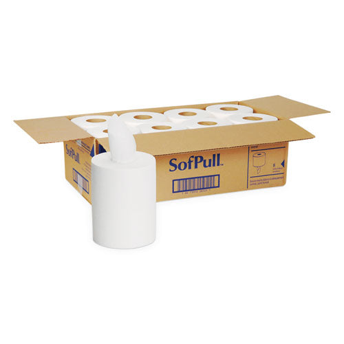 Georgia Pacific® Professional wholesale. Sofpull Premium Jr. Cap. Towel, 7.80" X 12", White, 275-roll, 8 Rolls-carton. HSD Wholesale: Janitorial Supplies, Breakroom Supplies, Office Supplies.