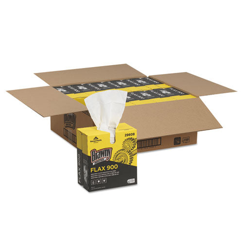 Brawny Industrial® wholesale. Flax 900 Heavy Duty Cloths, 9 X 16 1-2, White, 72-box, 10 Box-carton. HSD Wholesale: Janitorial Supplies, Breakroom Supplies, Office Supplies.