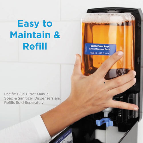 Georgia Pacific® Professional wholesale. Pacific Blue Ultra Foam Hand Sanitizer Refill For Manual Dispensers, Fragrance-free, 1,000 Ml, 4-carton. HSD Wholesale: Janitorial Supplies, Breakroom Supplies, Office Supplies.