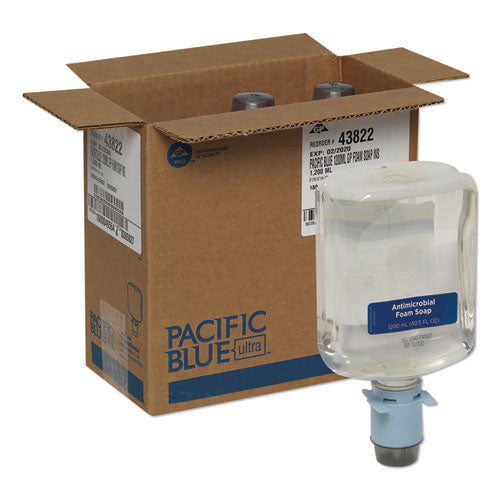 Georgia Pacific® Professional wholesale. Pacific Blue Ultra Automated Antimicrobial Foam Soap Refill, E2 Rated, Fragrance-free, 1,200 Ml, 3-carton. HSD Wholesale: Janitorial Supplies, Breakroom Supplies, Office Supplies.