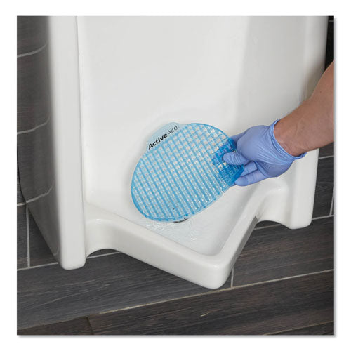 Georgia Pacific® Professional wholesale. Activeaire Deodorizer Urinal Screen, Coastal Breeze, W-side Tab, Blue, 12-ctn. HSD Wholesale: Janitorial Supplies, Breakroom Supplies, Office Supplies.