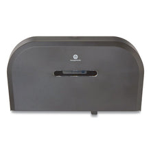 Load image into Gallery viewer, Georgia Pacific® Professional wholesale. Jumbo Jr. Bathroom Tissue Dispenser, Double Roll,  22.1 X 4.8 X 12.1, Black. HSD Wholesale: Janitorial Supplies, Breakroom Supplies, Office Supplies.