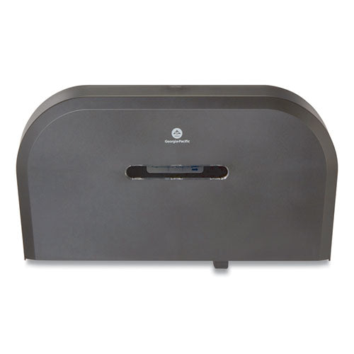 Georgia Pacific® Professional wholesale. Jumbo Jr. Bathroom Tissue Dispenser, Double Roll,  22.1 X 4.8 X 12.1, Black. HSD Wholesale: Janitorial Supplies, Breakroom Supplies, Office Supplies.