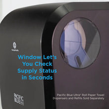 Load image into Gallery viewer, Georgia Pacific® Professional wholesale. Pacific Blue Ultra Paper Towel Dispenser, Automated, 12.9 X 9 X 16.8, Black. HSD Wholesale: Janitorial Supplies, Breakroom Supplies, Office Supplies.